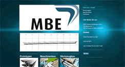 Desktop Screenshot of mbe-system.de