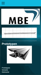 Mobile Screenshot of mbe-system.de